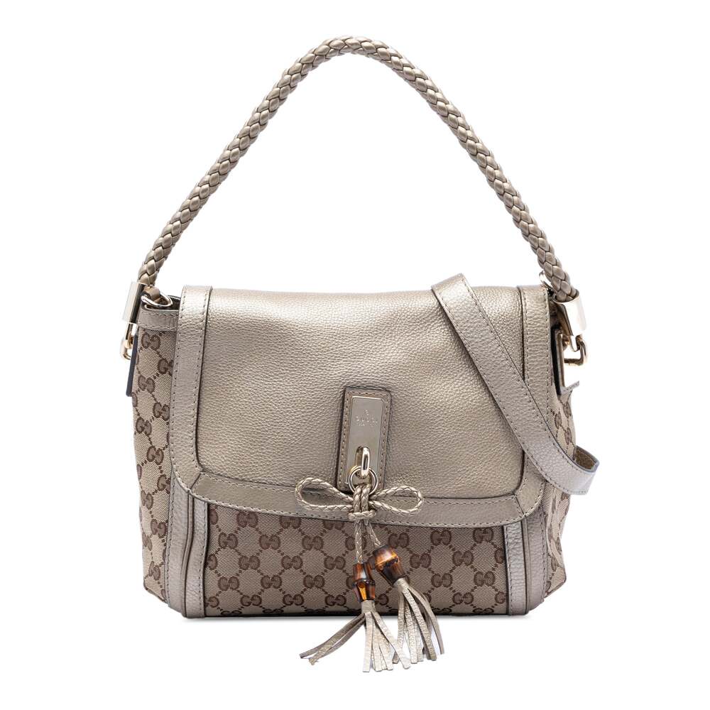 Gucci Bella Flap Shoulder Bag Gg Canvas #250536G83B